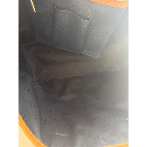 Tory Burch Blue and Tan Tote Bag - Picture 11 of 12